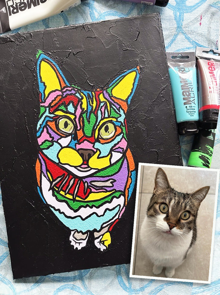 Ritratti POP per il tuo PET - Su commissione